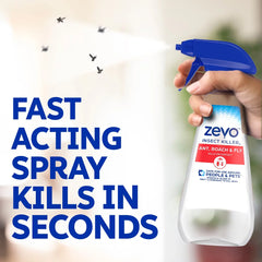 Zevo Ant, Roach & Fly Multi-Insect Indoor Killer Spray 16fl oz