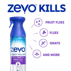 Zevo Fly Gnat and Fruit Fly Flying Insect Spray - 10 fl oz